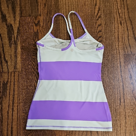 Lululemon Athletica Blue Striped and Purple Block Tank Tops - Lot Of 2 - Picture 9 of 9